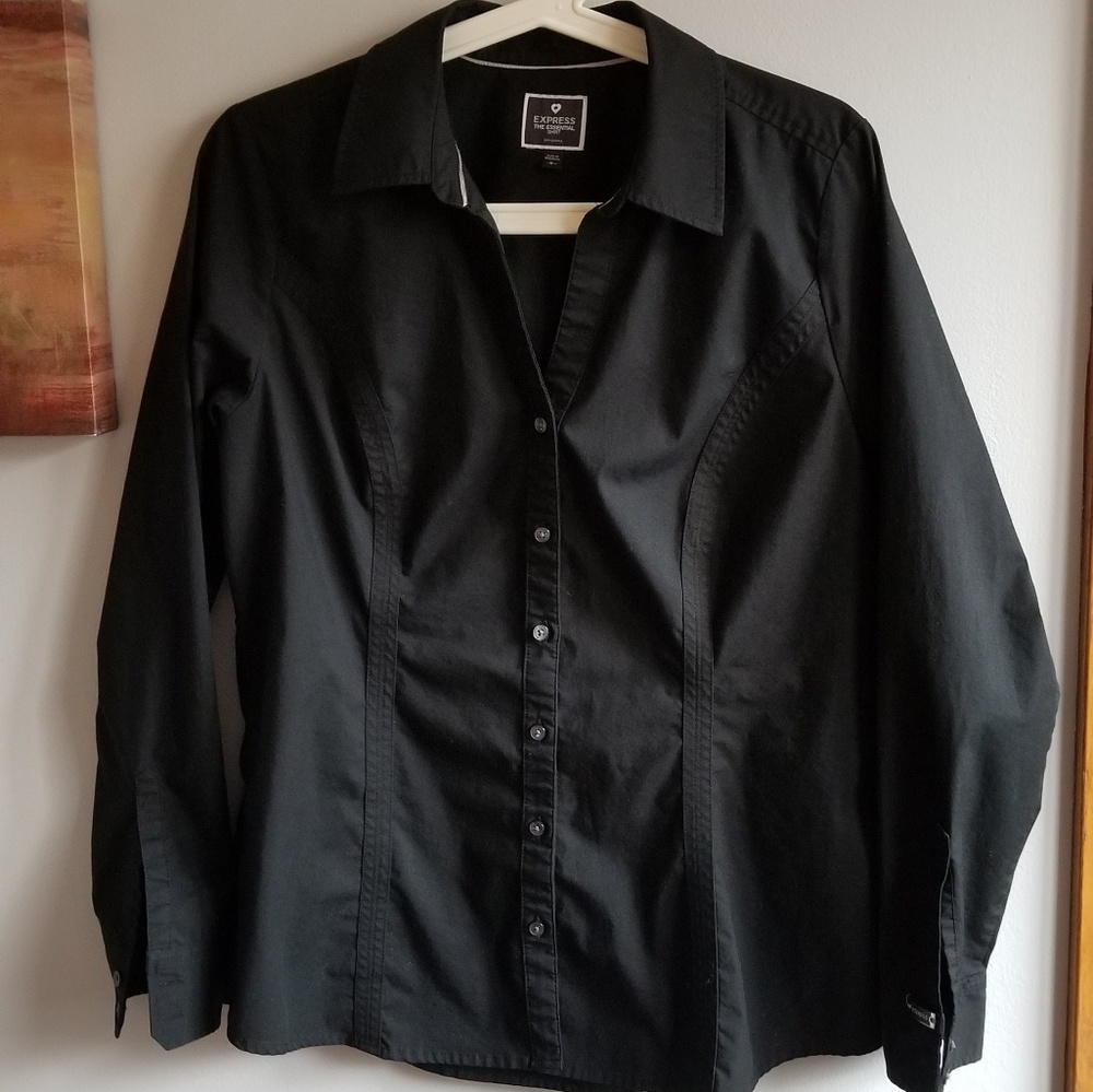 EXPRESS Essential Shirt Bundle- Black/Stripe- L